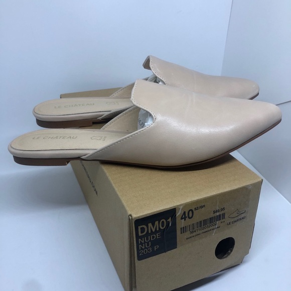 Brand New Nude Slide On Flats - Picture 1 of 5